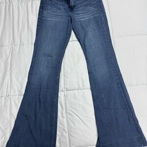 Women's Blue Flared Jeans tall